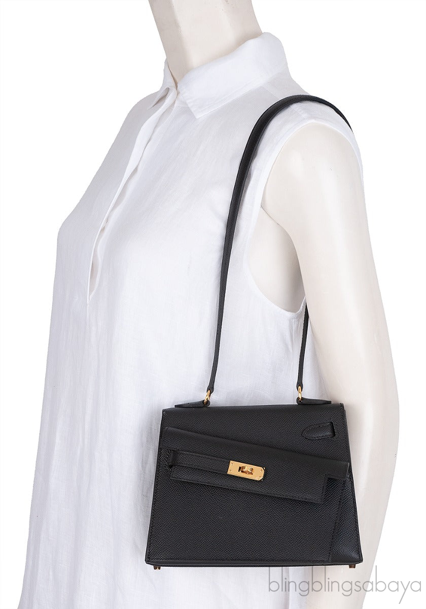 Kelly 20 Desorder Black Epsom Sellier GHW