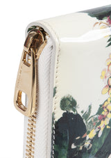 Dolce & Gabbana Floral Zip Around Continental Wallet
