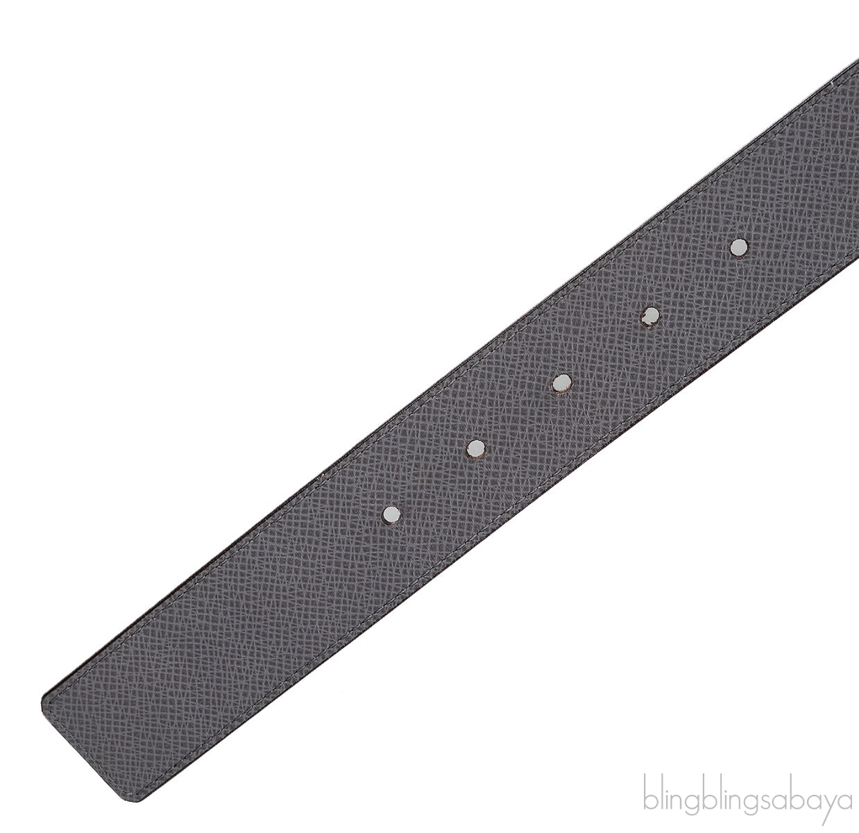 Grey Taiga 35mm LV Initiales Belt