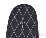 Brown Monogram Slide Sandals