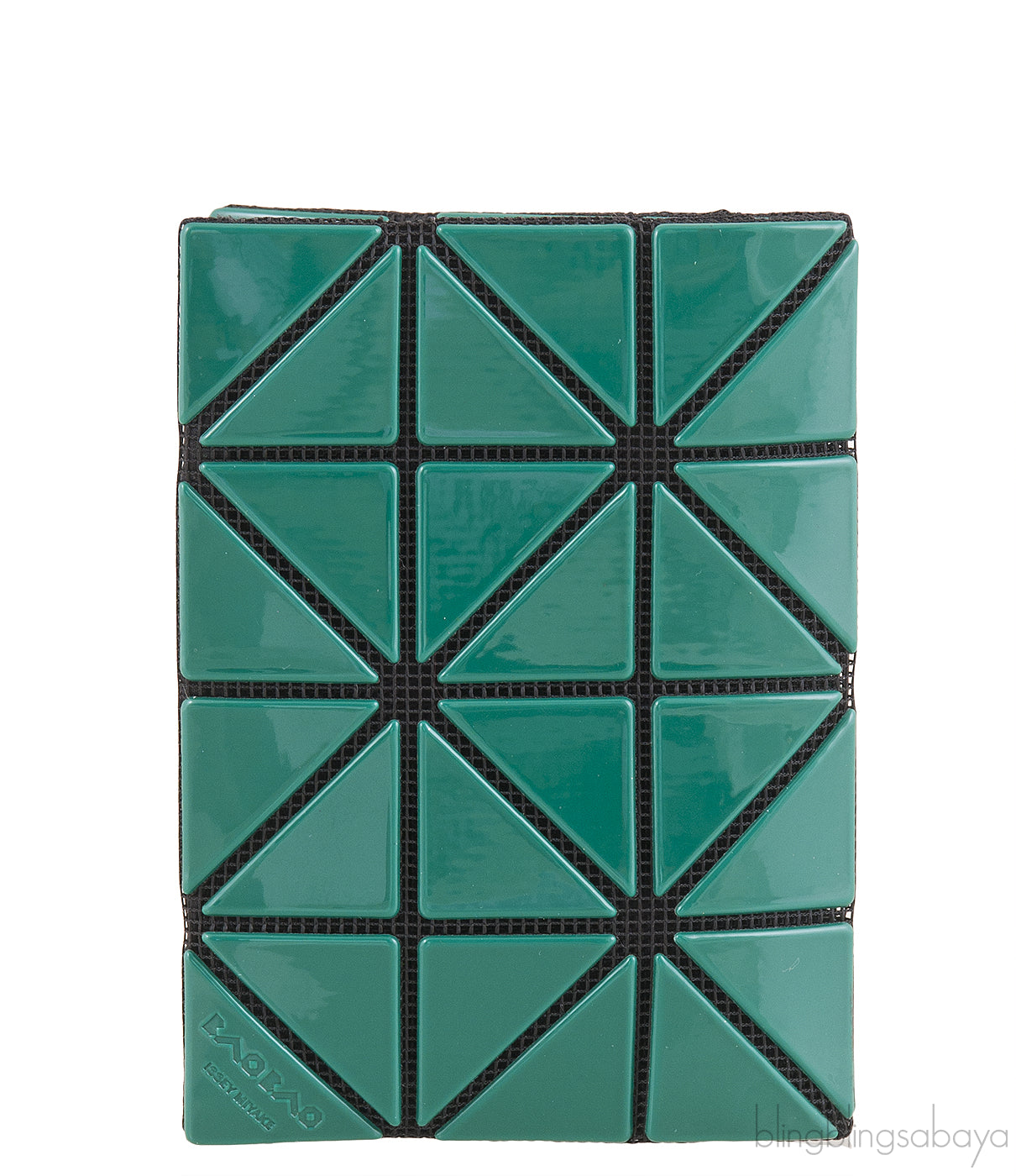 Emerald Geometric Card Holder