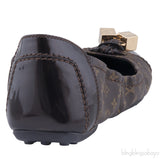 Brown Monogram Ballet Flat