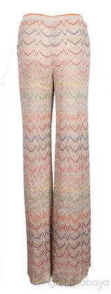 Metallic Beige Trouser