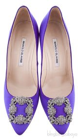 Violet Hangisi Satin Pump