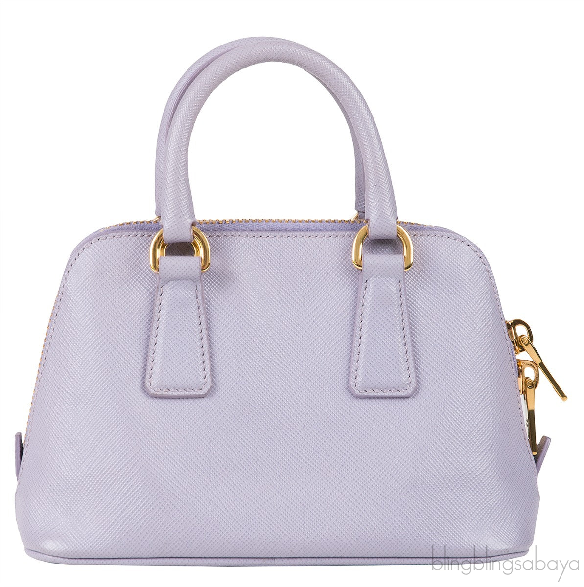 Glicine Saffiano Mini Promenade Bag