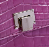 Tiffany & Co. Purple Cornelia Crocodile Shoulder Bag
