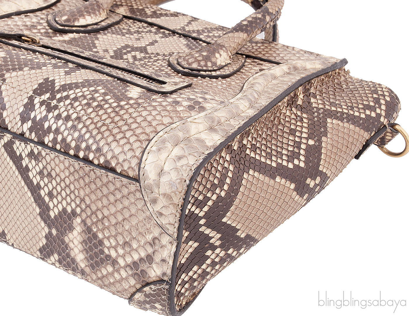Natural Python Nano Luggage