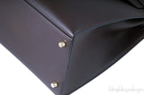 Kelly 40 Choco Brown Sellier Epsom
