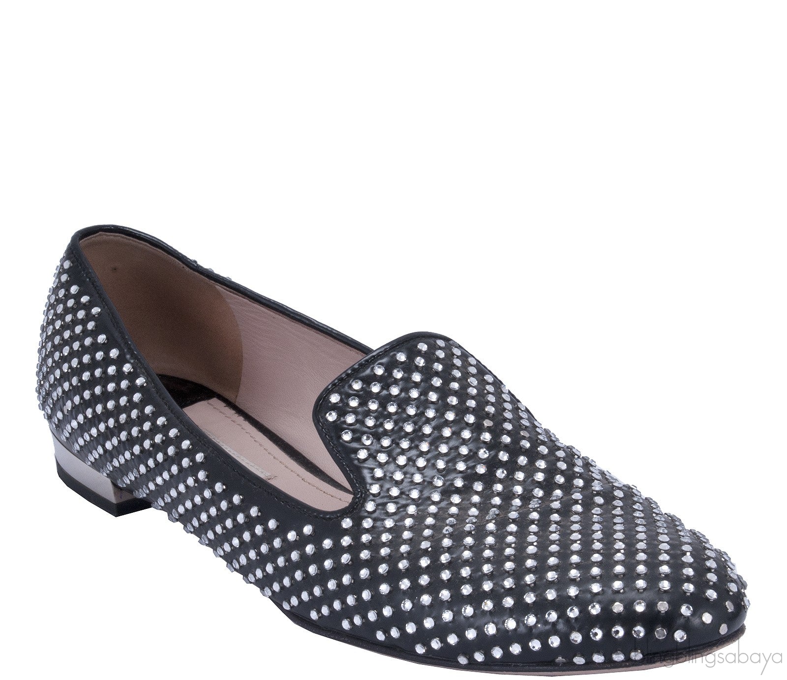 Black Crystal Mocassin