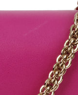 Valentino Garavani Fuchsia Glam Lock Rockstuds Shoulder Bag