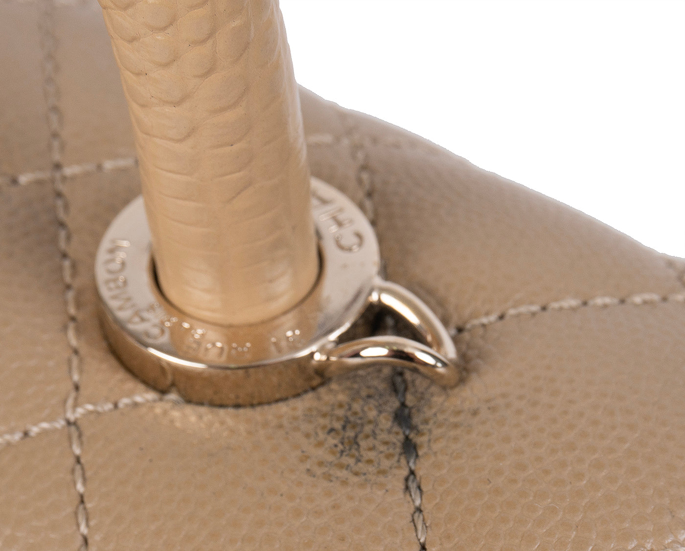 Chanel Coco Handle Caviar Beige Small Shoulder Bag