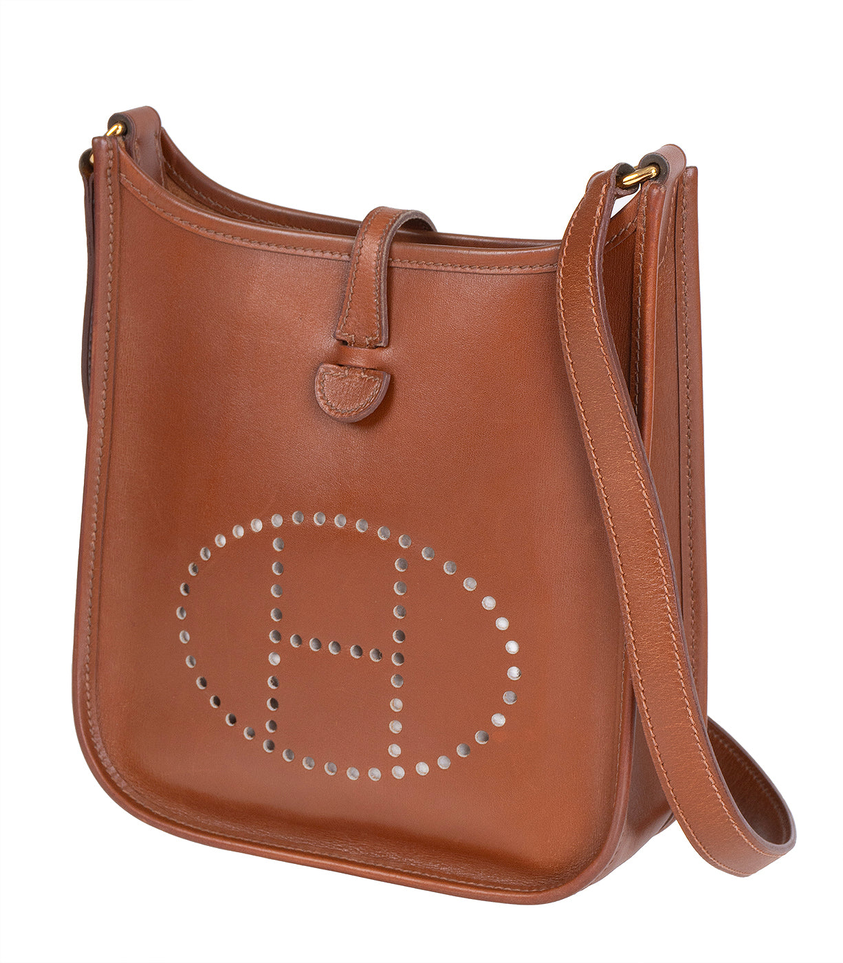 Hermes Mini Evelyne 16 Brown GHW