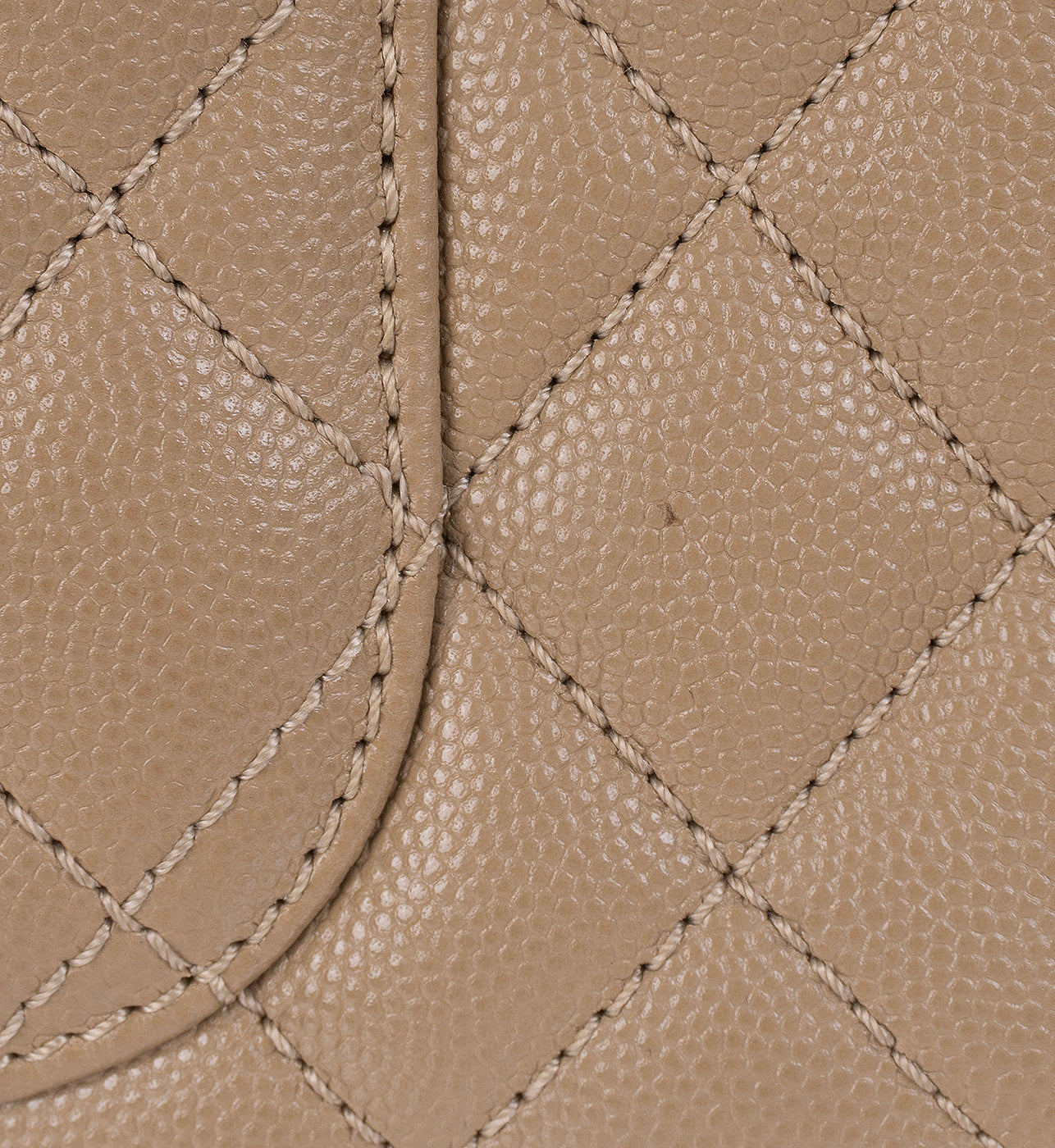 Chanel Coco Handle Caviar Beige Small Shoulder Bag