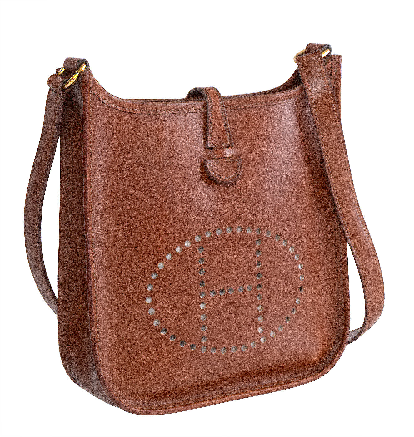 Hermes Mini Evelyne 16 Brown GHW