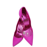 Christian Louboutin Fuchsia Satin Iriza Heels