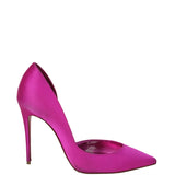 Christian Louboutin Fuchsia Satin Iriza Heels