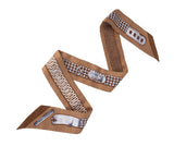 Hermes Le Tresor de Medor Brown Silk Twilly