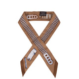 Hermes Le Tresor de Medor Brown Silk Twilly