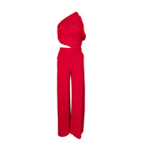 Norma Kamali Tiger Red Diana Bra & Elephant Pants XS