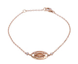 Cartier Double C Logo Diamond Bracelet 18K Gold