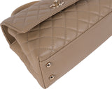Chanel Coco Handle Caviar Beige Small Shoulder Bag