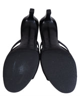 Hermes Black Suede Mule Sandals
