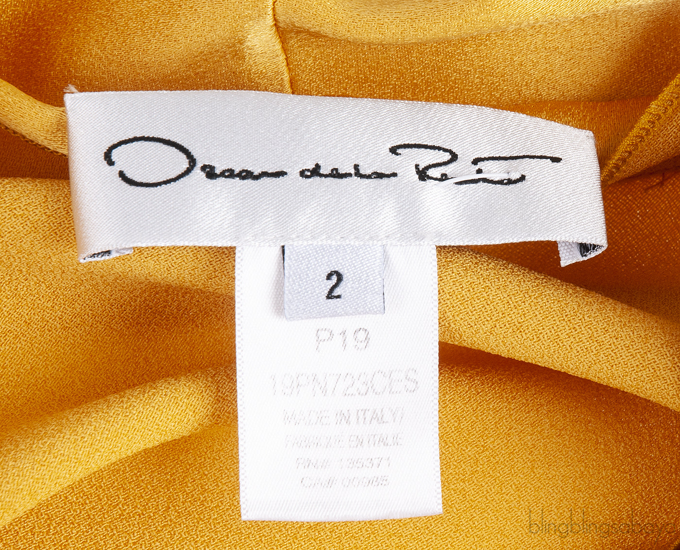 Yellow Gold Long Back Tie-neck Shirt