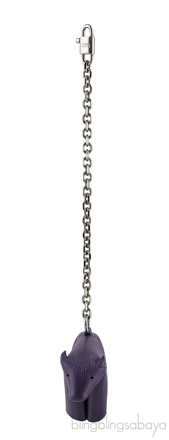 Loewe Bear Purple Leather Charm