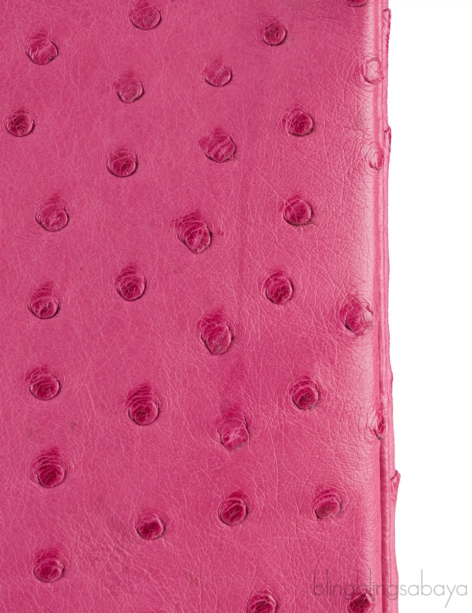 Birkin 30 Fuchsia Pink Ostrich PHW