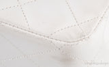 White Jumbo Flap Bag