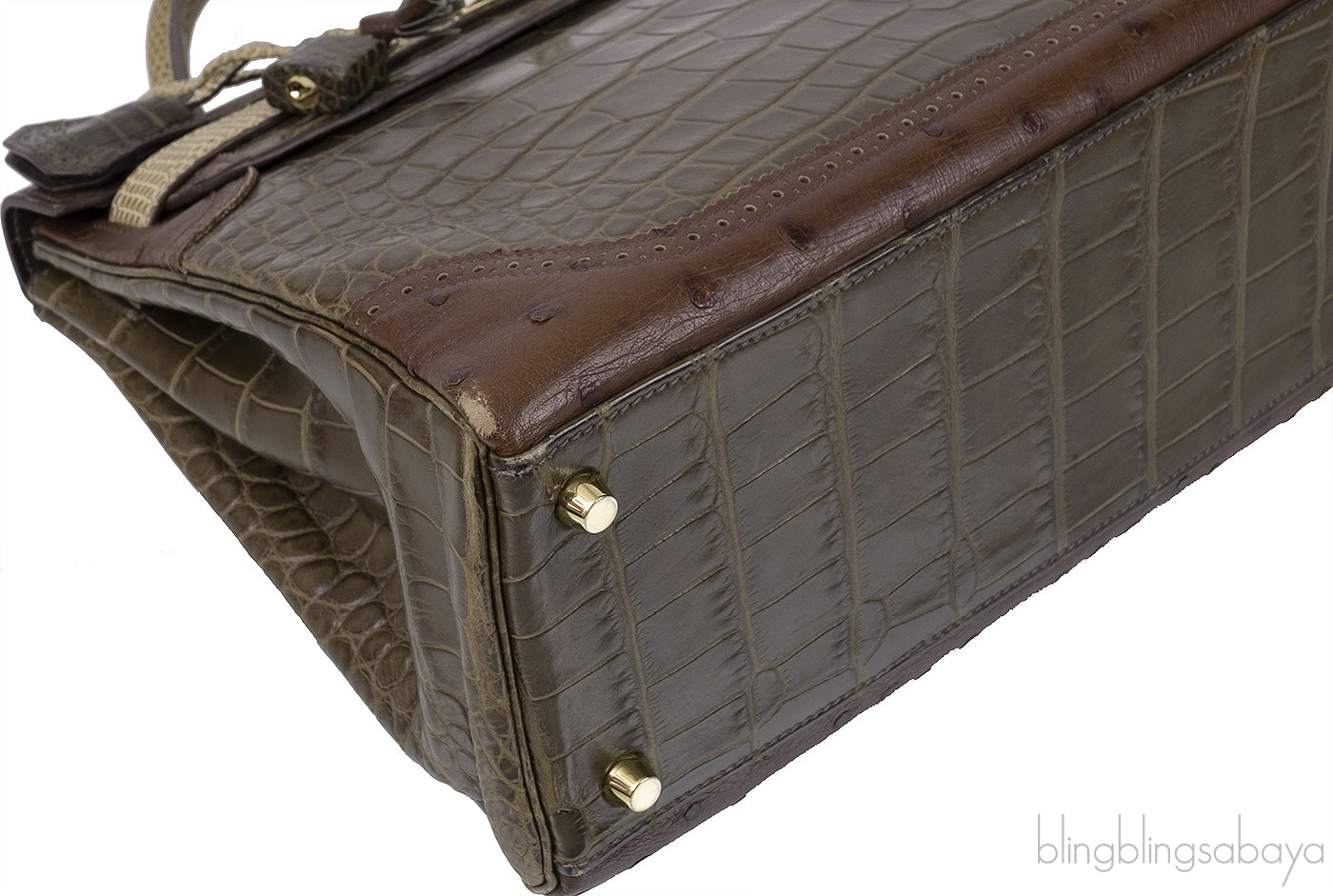Kelly 32 Grand Marriage Crocodile Bag