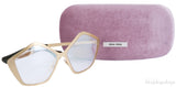 SMU53N Geometric Gold Sunglasses