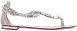 Crystal Flat Sandals