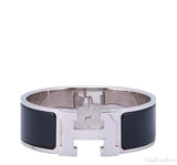 Clic Clac Black H Wide Bracelet