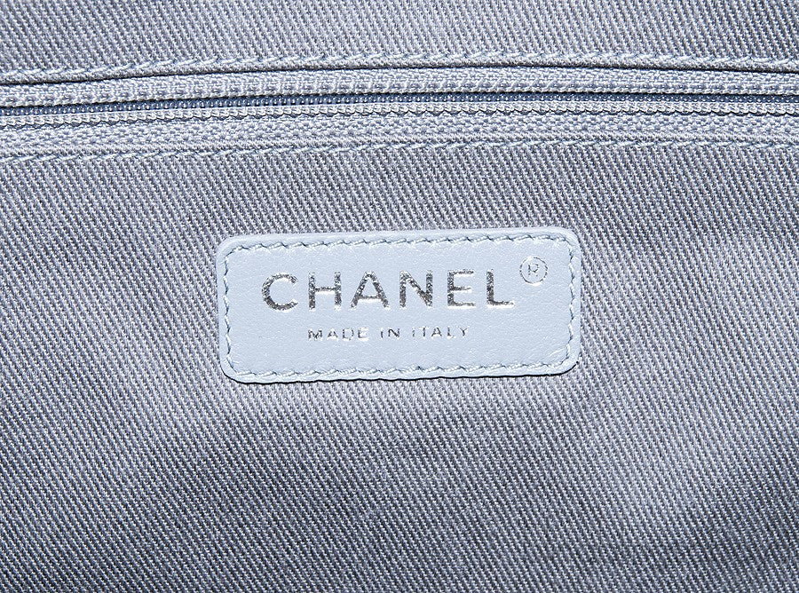 Beige Graffiti Canvas Tote