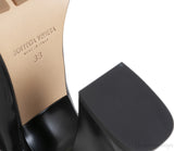 Bottega Veneta Leather Cha-Cha Heeled 100 Mules