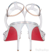 Spikoo Silver PVC High Heels