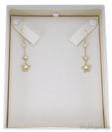 Flower Crystal Drop Earrings*
