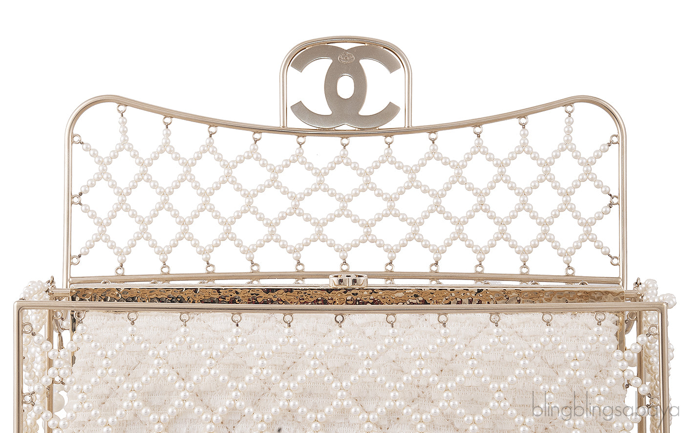 Cage Pearl Classic Flap Bag