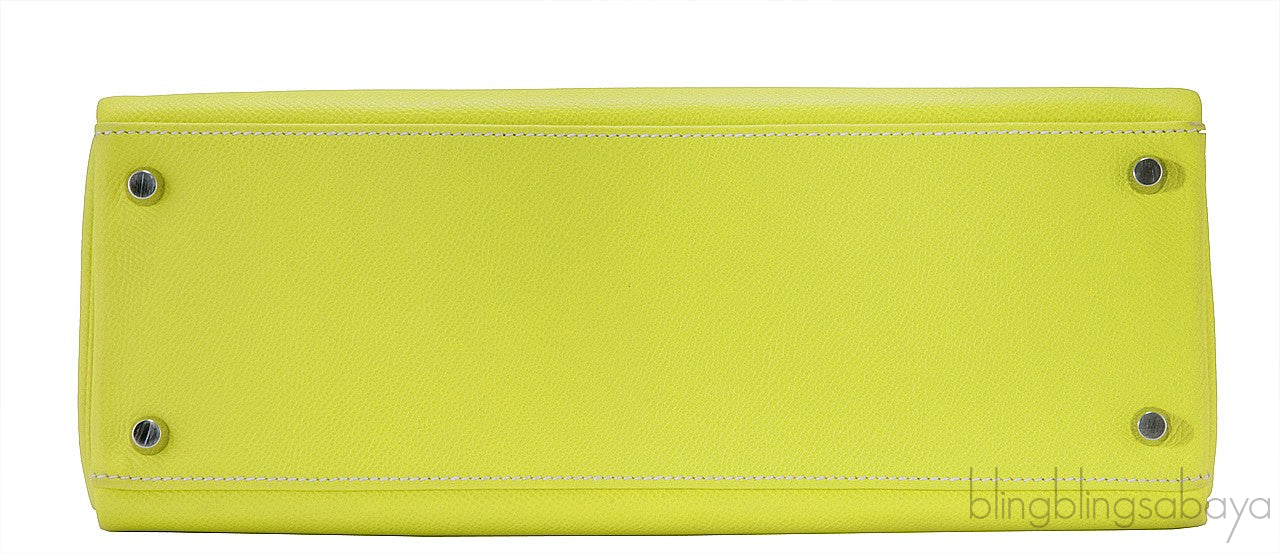 Kelly 32 Bi-color Lime Epsom Retourne