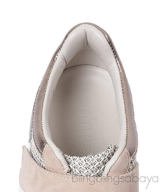 Sneex The Blake Hy-Heel Beige Sneaker