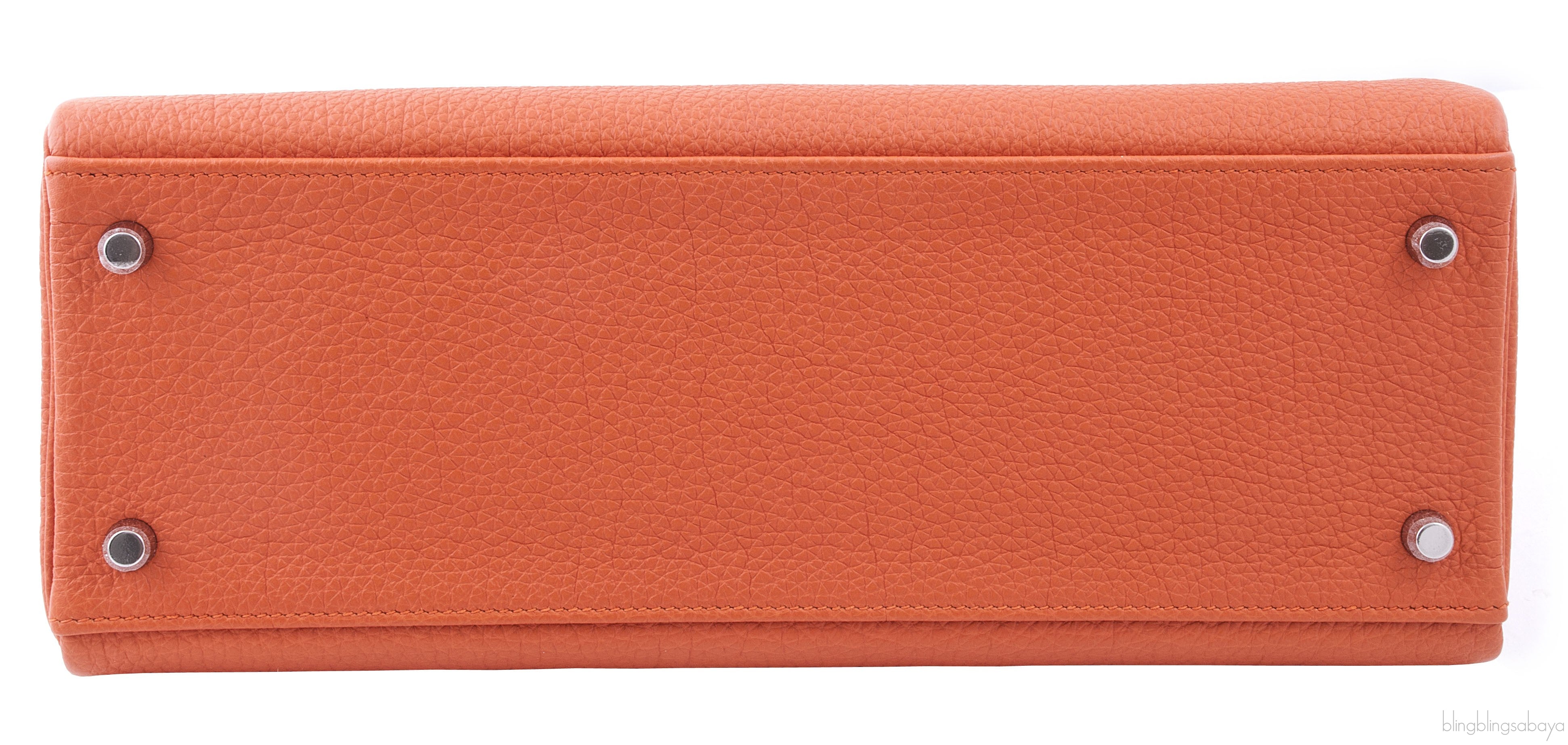 Kelly 32 Orange Togo Retourne