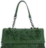 Green Intrecciato Olympia Bag