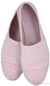 Pink Crocodile Espadrille