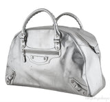 Silver Medium Bowling Bag
