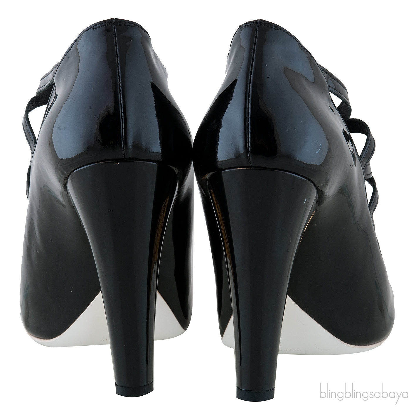 Black Patent Other Open Shoes