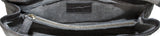 Nancy Gonzalez Grey Fold-Over Crocodile Clutch