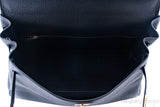Kelly 35 Black Togo
