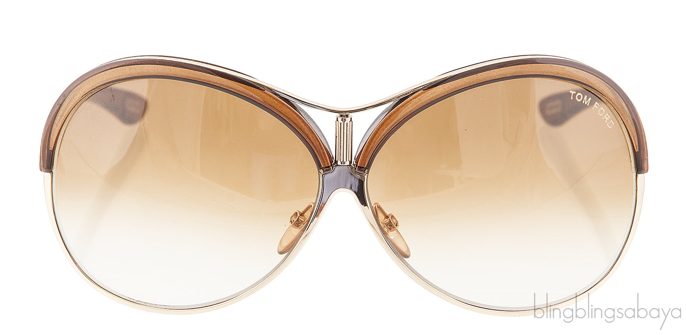 Brown Valesca Oversize Sunglasses