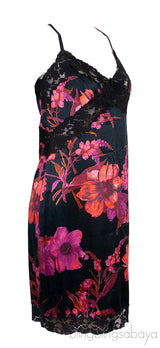 Black Floral Camisole Dress